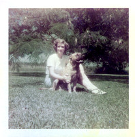 004Memaw sitting dog 1949